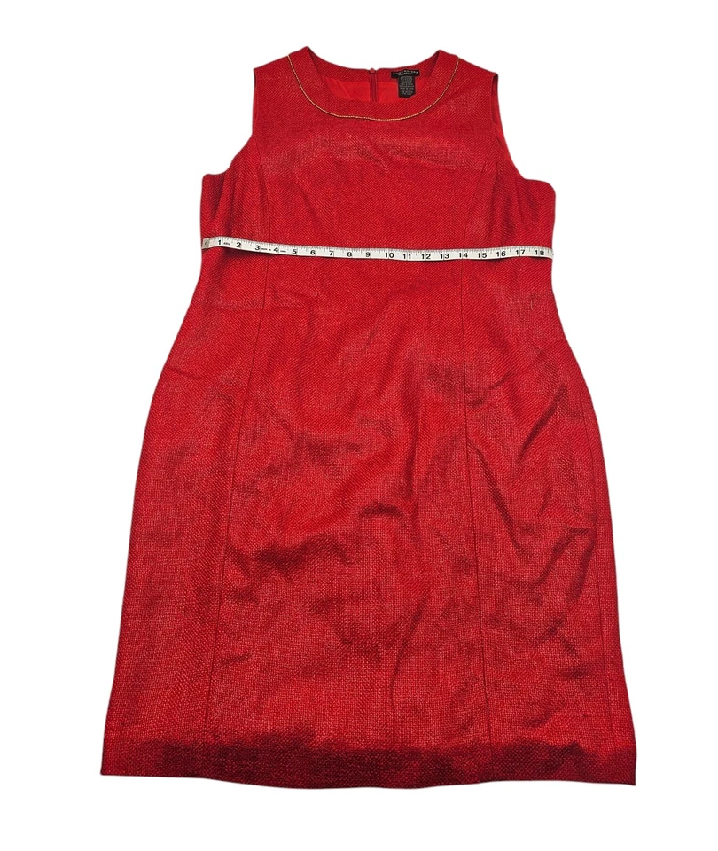 Vestido rojo para mujer Doncaster Collection + chaqueta a juego talla 16 Foto 2 de 4