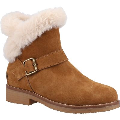 Hush Puppies Hannah hellbraune Wildlederstiefel für Damen neu
