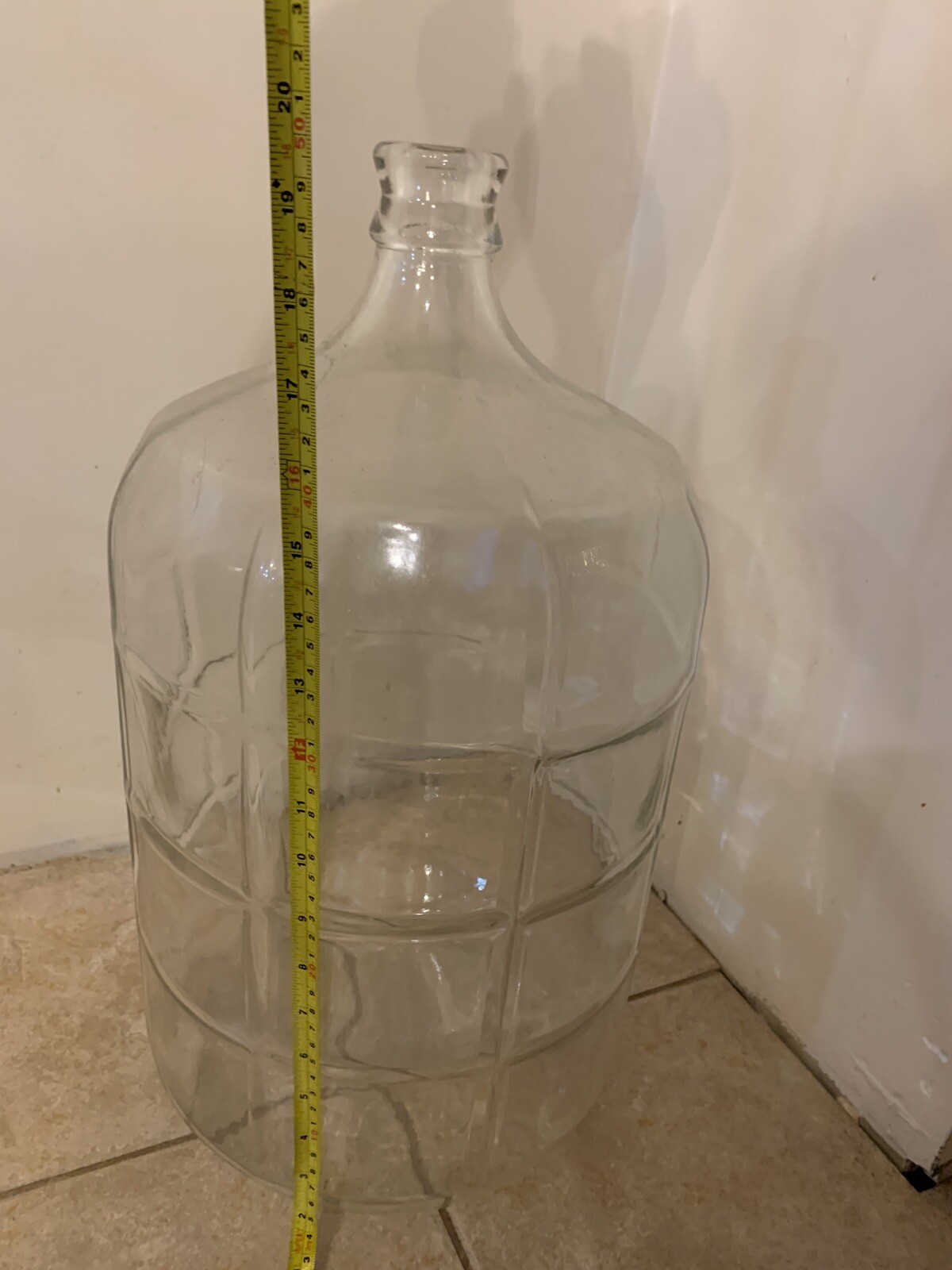 5 Gallon Wine Making, Beer Brewing Glass Carboy Fermenter Bottle, Made