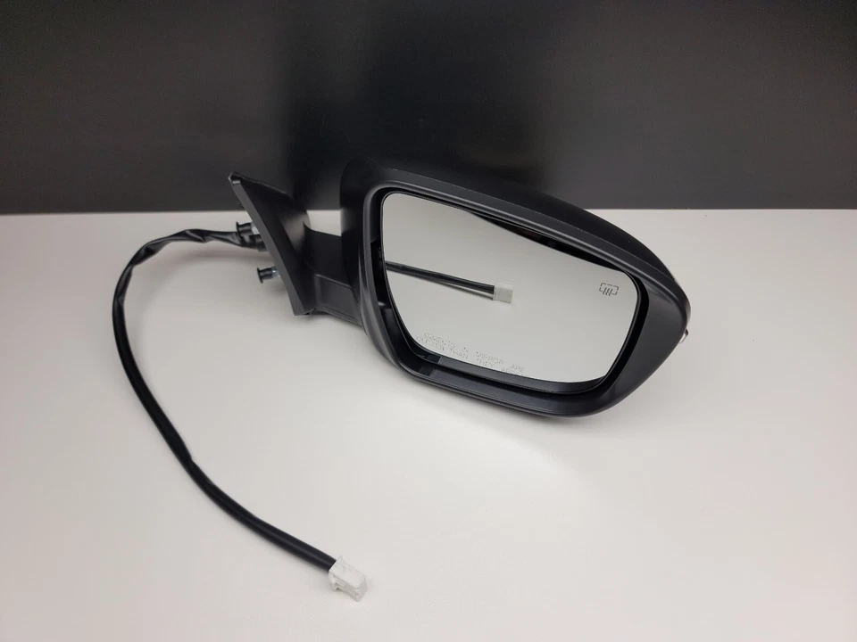 Пассажирское боковое зеркало заднего вида с электроприводом для 17–18 Nissan Rogue сигнал с подогревом ЦВЕТ KAD - Изображение 3 из 4