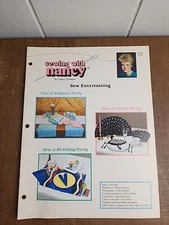 Sewing with Nancy Sew Entertaining Booklet Nancy Zieman 20 Page