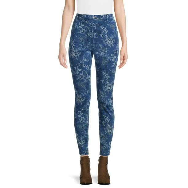 Time and Tru Women's High Waisted Jeggings 