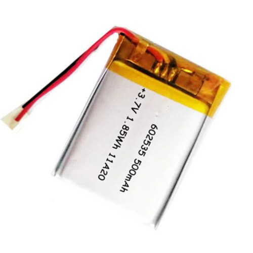 Rechargeable 3.7V 500Mah 602535 Li Polymer Ion Battery For Mobile Power Mp4 - Picture 1 of 4