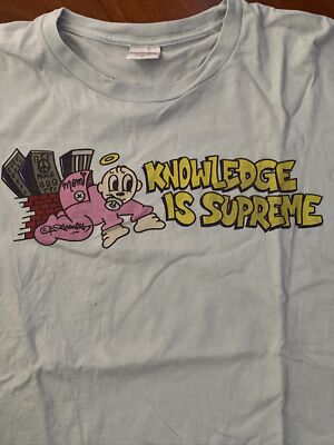Knowledge Supreme Tee (Pale blue) Size M Used | eBay