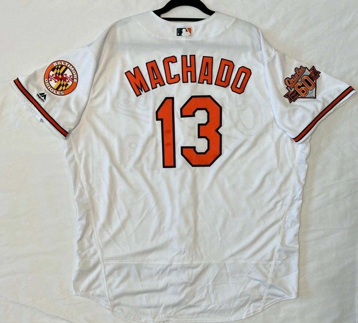 Manny Machado Baltimore Orioles Mens White jersey