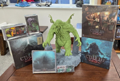 Cthulhu Death May Die KickStarter All Knowing Pledge w/ Rlyeh Rising