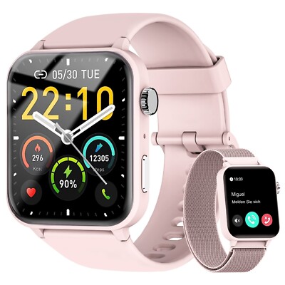 2025 Smart Watch For Men/Women, Waterproof Smartwatch Bluetooth iPhone Samsung