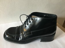 Schnürer, Damen, schwarz, Gr.36, Echtleder, gebraucht, Jan Baran