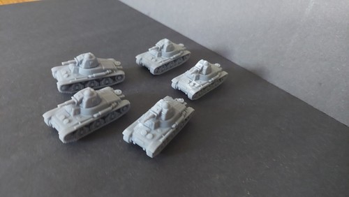 N Scale French H39 Tank Platoon For Model Railways Resin 1/160th Scale - 第 2/5 張圖片