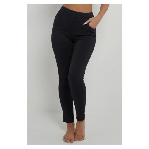 Womens Lagenlook Italian Magic Pants Ladies Casual Stretch Jogger Style Trousers - Picture 3 of 71