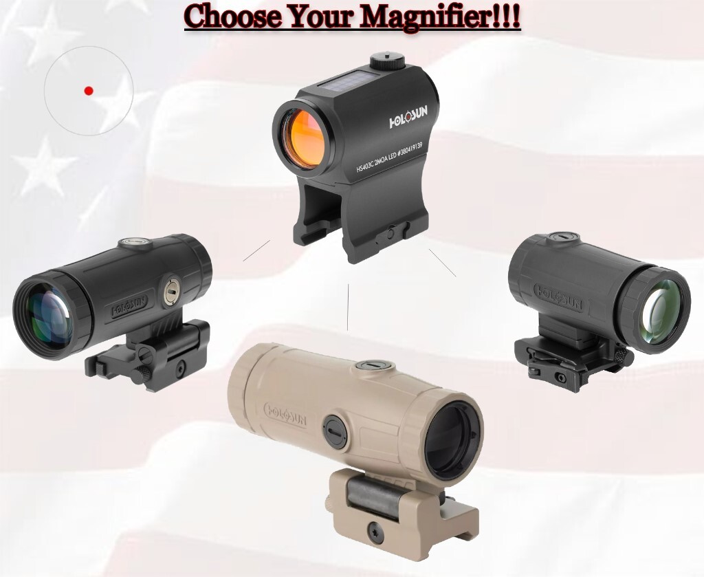 実物 HOLOSUN HS403C ホロサン Holosun HS403CSolar Power Micro Red Dot Sight - Black for