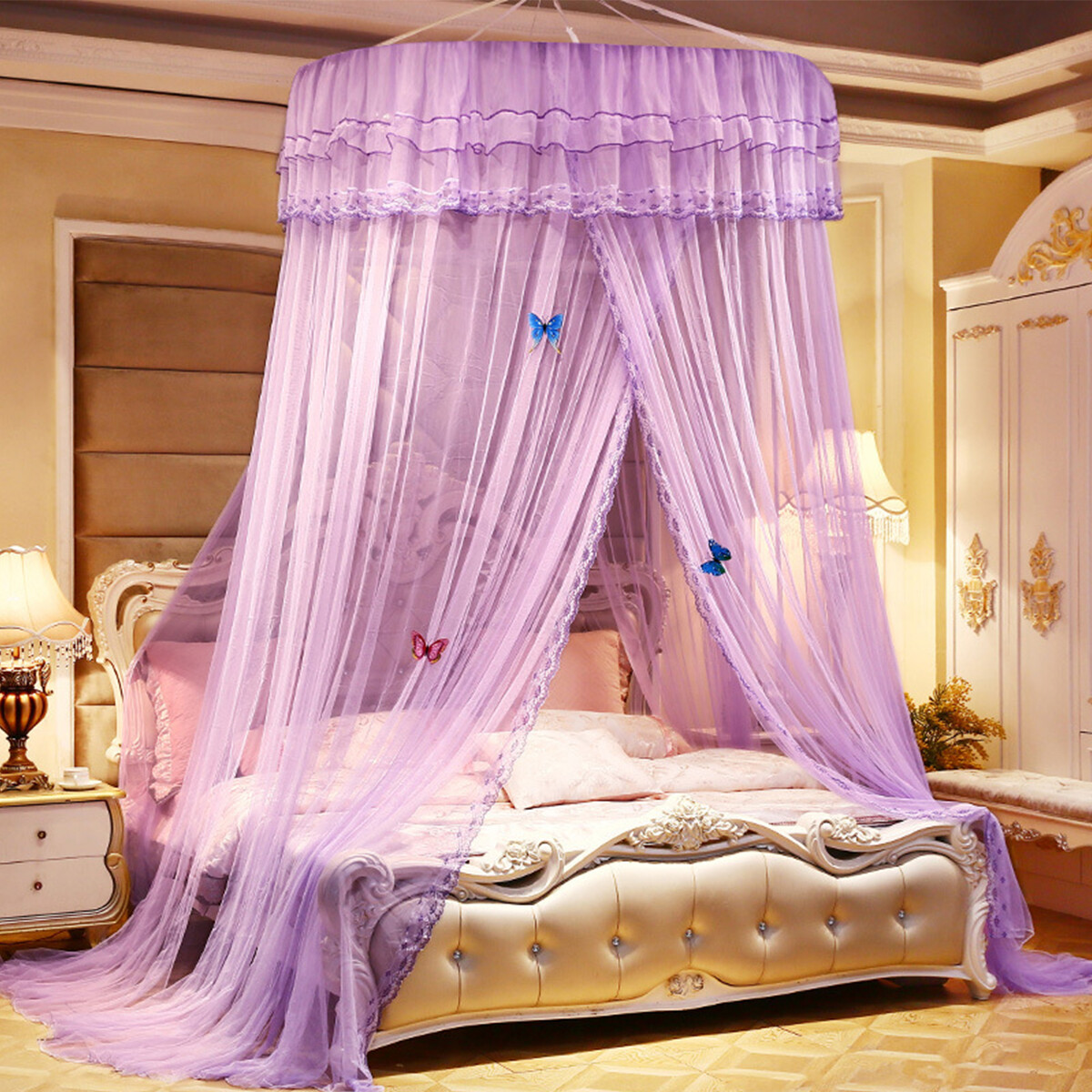 Curtain Dome Insect Mosquito Net Princess Twin