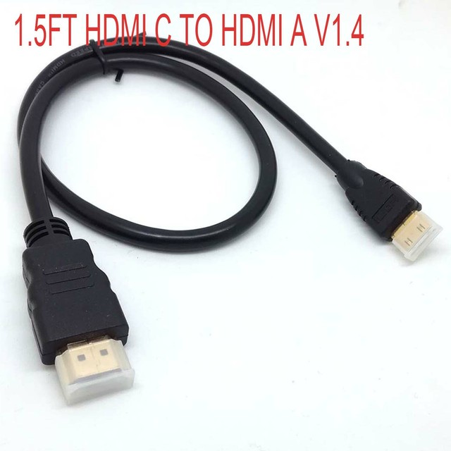 HDMI male to Mini HDMI A/V Audio Video HD Cable for Nikon DSLR D3100