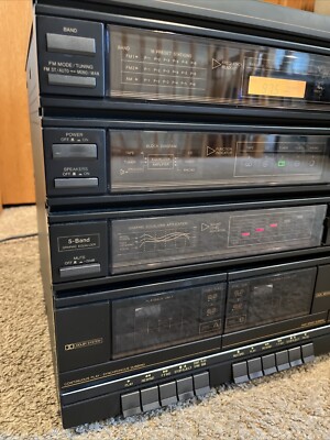 Vintage Sanyo DXT-600 Turntable Record Dual Cassette Radio | eBay