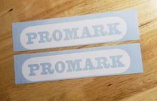 promark  wood chipper replacement Decals 24” Stickers 2 WHITE Equipment Loader