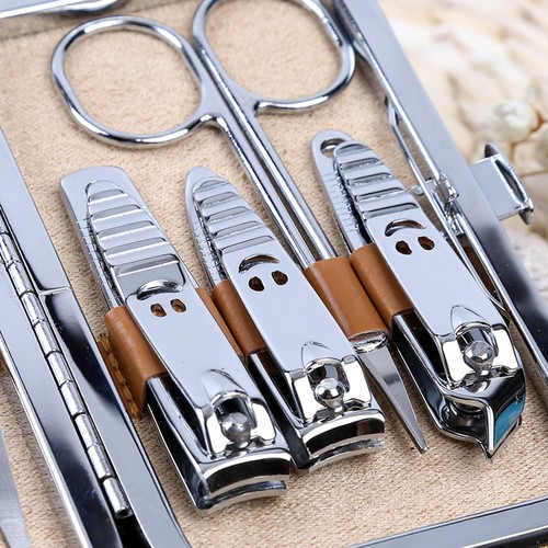 Nail Care 10pcs Personal Manicure & Pedicure Set Travel & Grooming Kit Men/Women - Picture 3 of 11