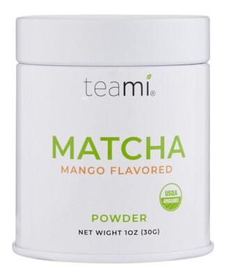 Teami Blends Matcha Mango Flavor Tin 1 oz. Herbal Tea