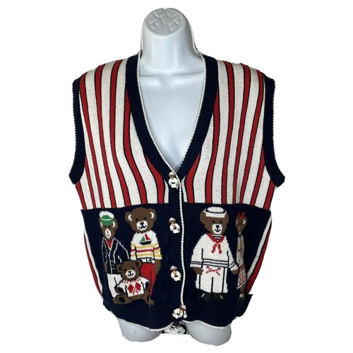 Casual Corner Womens Sweater Vest 