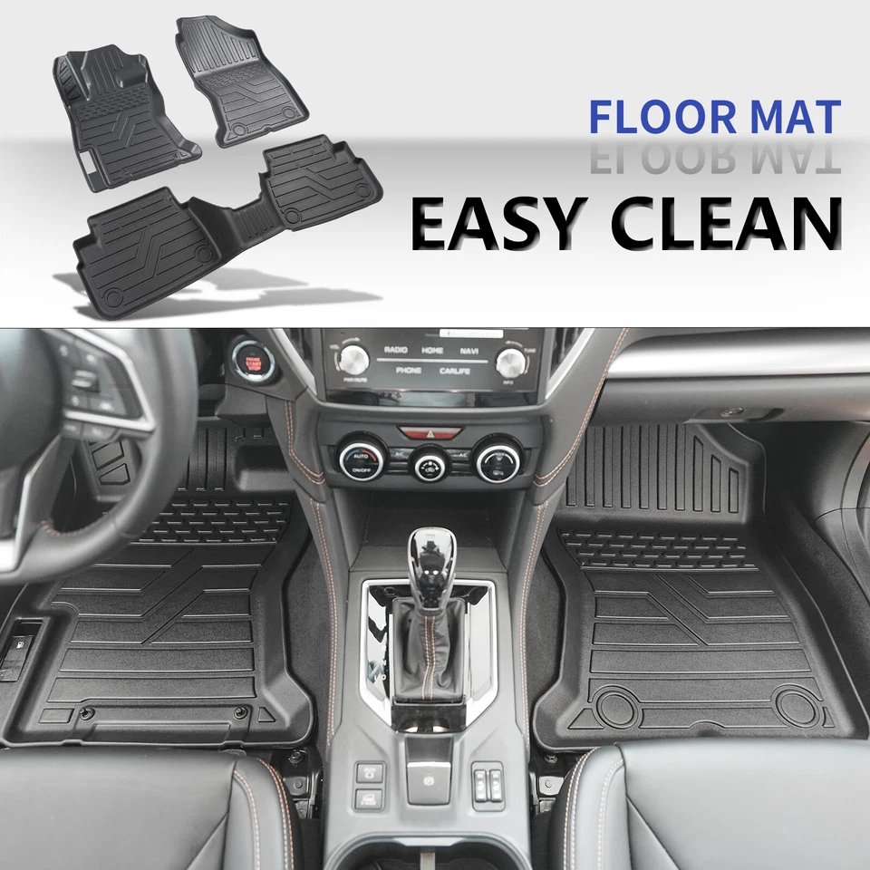For 2018-2023 Subaru Crosstrek/XV Cargo Liners Trunk Mat Backrest Floor Mats Foto 2 de 4