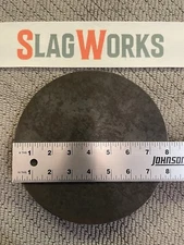 8 inch disc 1/4 inch thick steel plate 1/4”x8” disc A36 Hot Roll Flat .25 Thick