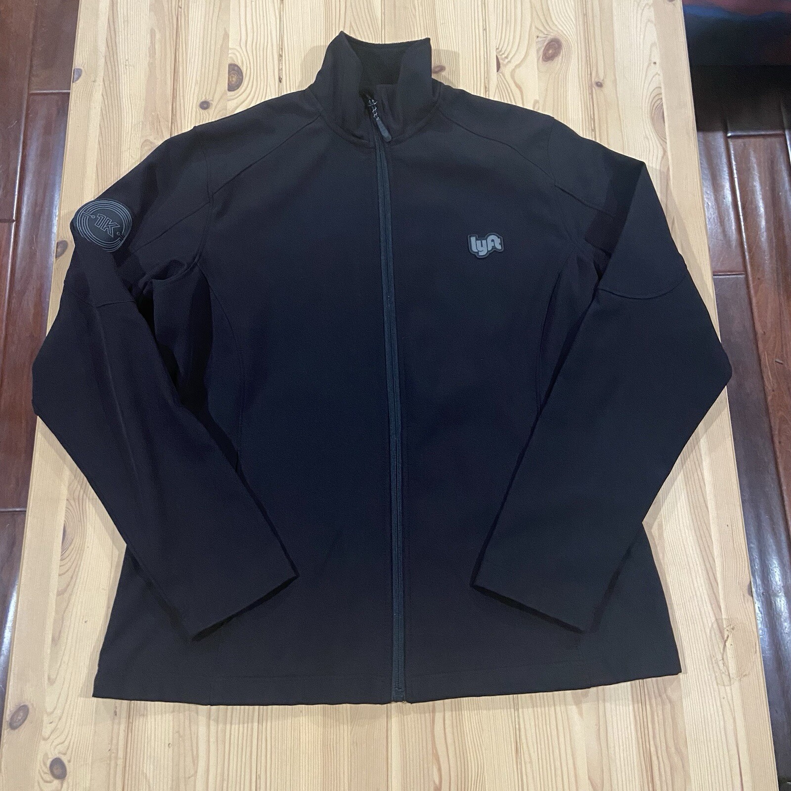 Lyft Jacket Men's Small Black Softshell Fleece Li… - image 1