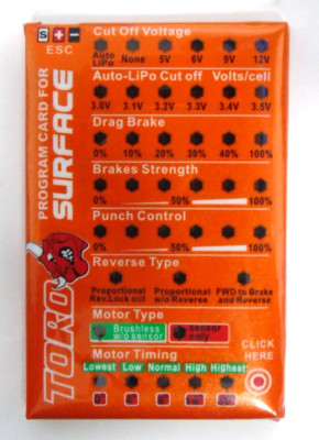 ET0108 Etronix Photon 2.0 / Phaser Programmierkarte (SBS) RC Zubehör UK