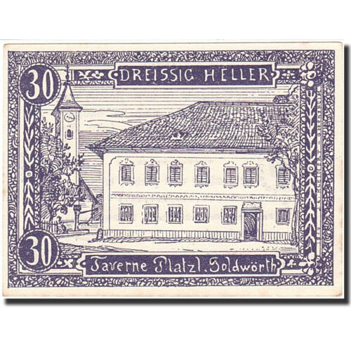 [#269118] Geldschein, Österreich, Goldwörth, 40 Heller, Taverne, 1920, 1920-12-3 - Bild 1 von 2