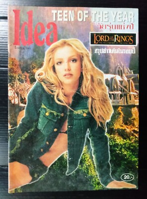 #ad 2002 Britney Spears Elijah Woods Jessica Simpson Mandy Moore THAI Book MEGA RARE $176.75
