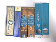 Vintage Staedtler mars,  Eagle Turquoise LEAD LOT Drawing Leads - Some Unused