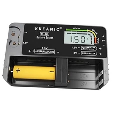 Battery Tester SL-049 - Professional Digital Battery Checker with LCD Display 