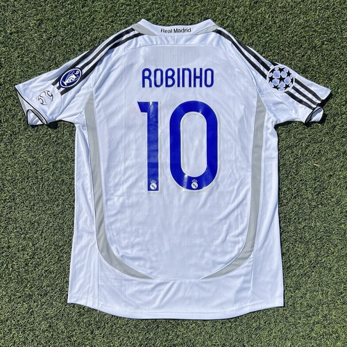 Maillot porté match Robinho Real Madrid 06/07 3ème maillot
