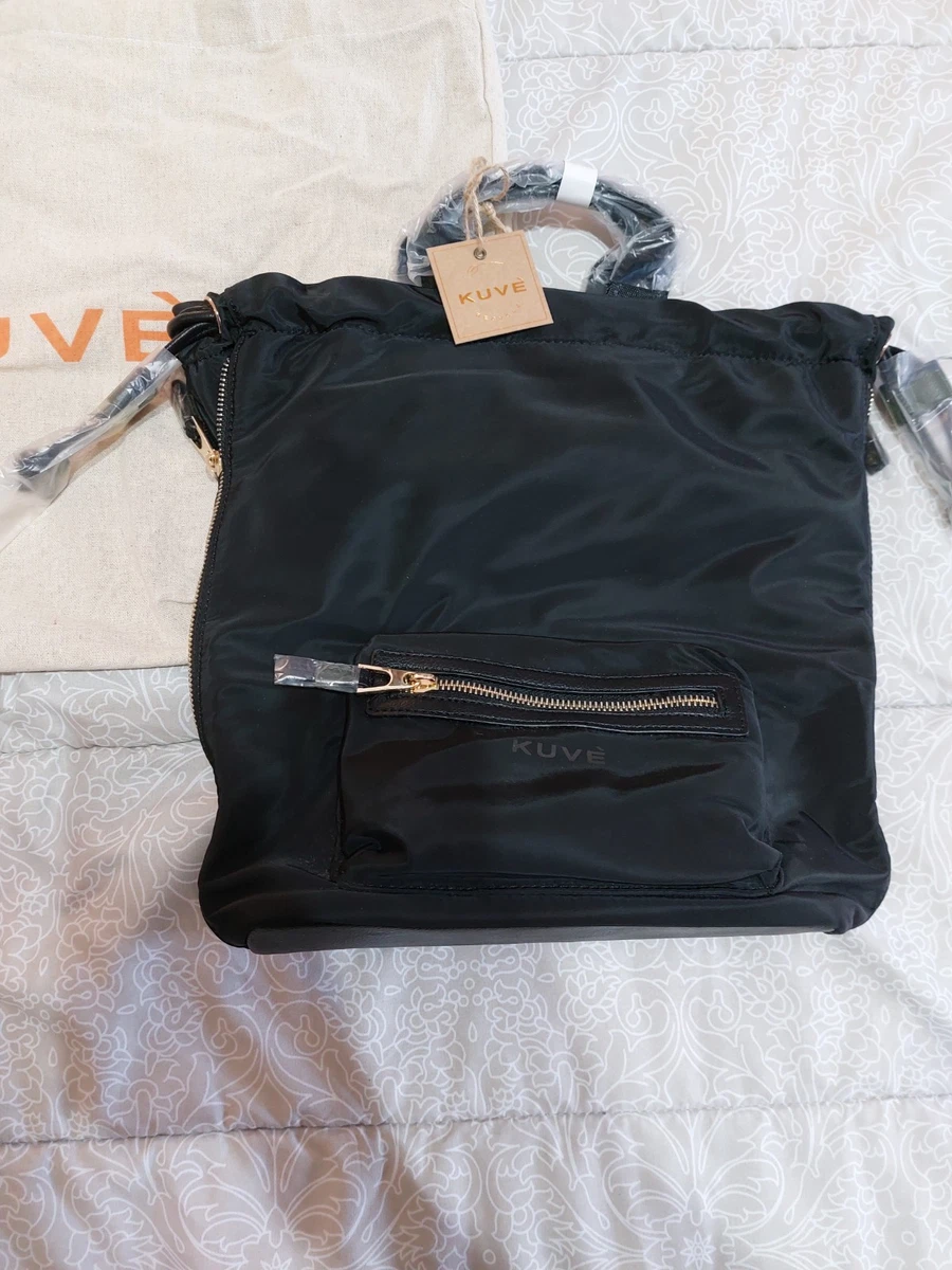 Borsa Tote Donna In Nylon Impermeabile – Pieghevole E Capiente – A Tracolla E Manico – Nero – Per Lavoro, Spiaggia, Viaggi E Shopping - 3