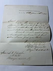 Civil War Era 12th United States Colored Heavy Artillery Regiment Letter