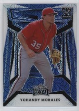 2023 Leaf Metal Blue Mojo 5/5 Yohandy Morales #B-100 13kh