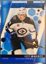 2022-23 UD SP Authentic #184 Future Watch Limited Blue Jeff Malott RC /399