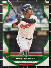 JOSE RAMIREZ 2023 Topps Tribute Green Tribute #/99 Cleveland Guardians