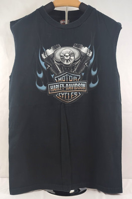 2006 D & S Harley Davidson Phoenix, OR Mt. Hood Sleeveless Sz M Made In USA