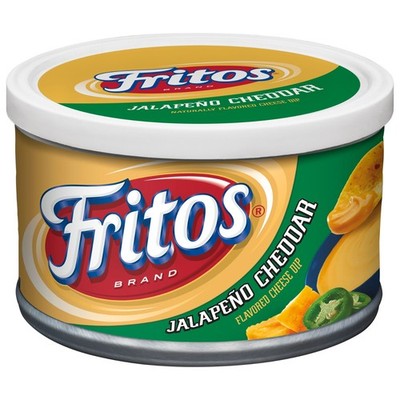 Fritos Jalapeno Cheddar Cheese Dip 9oz Can   Spicy Nacho Party Snack