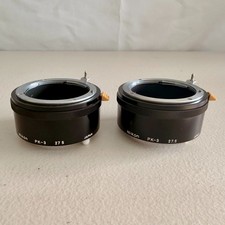 Qty 2 Nikon PK-3 Auto Extension Tubes   Macro Spacer Ring for F Mount Japan 