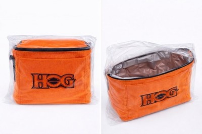 Harley Davidson Motorcycles Insulated Lunchbox Bag Cooler  8.5 X 6 X 7 Zip