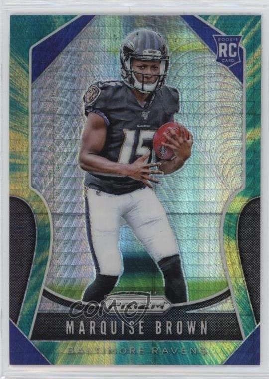 2019 Panini Prizm Rookies Hyper Prizm 80/175 Marquise Brown #341 16fs