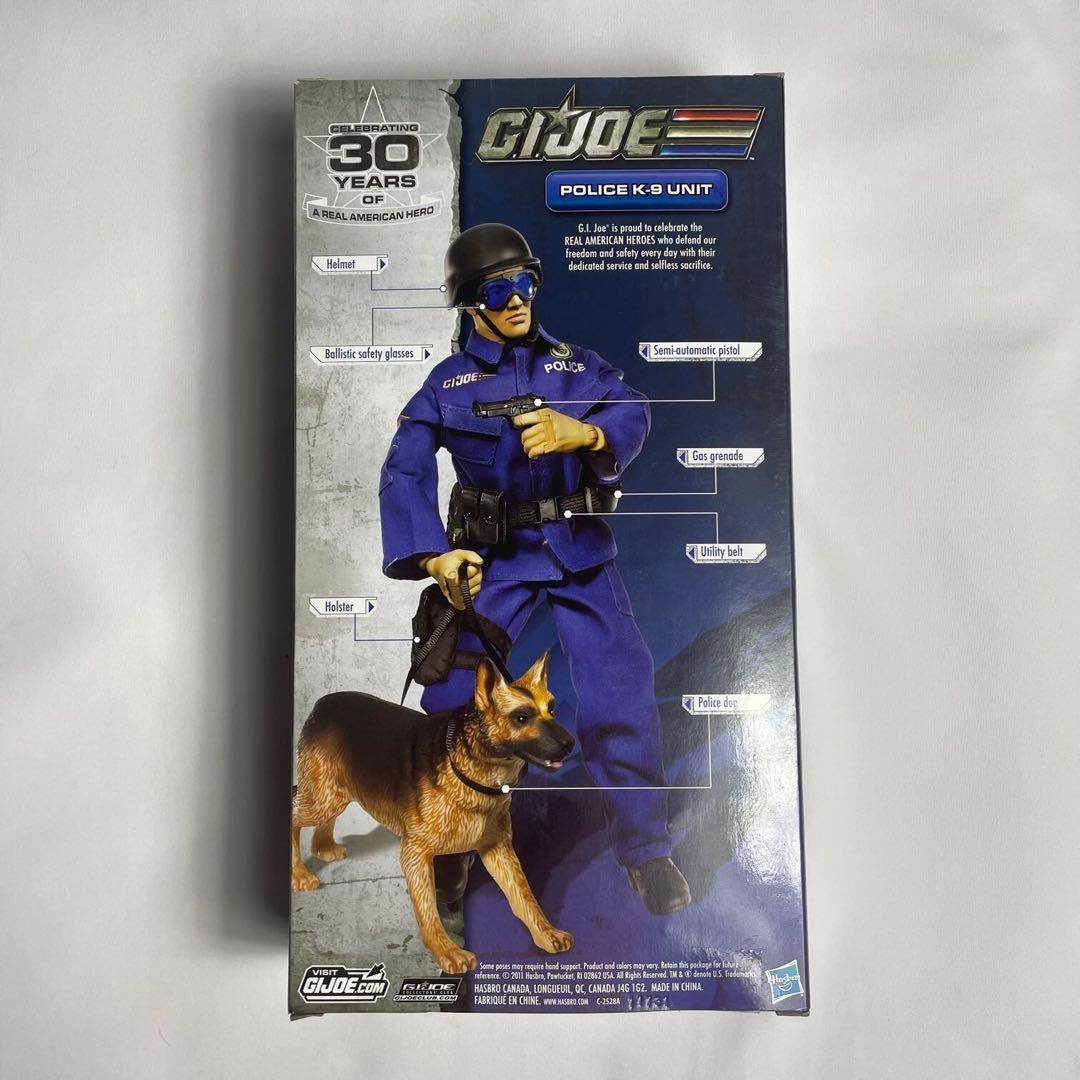 希少　GI Joe Police K-9 Unit 30周年記念 GI Joe Police K-9 Unit 30th Anniversary 115540 | eBay