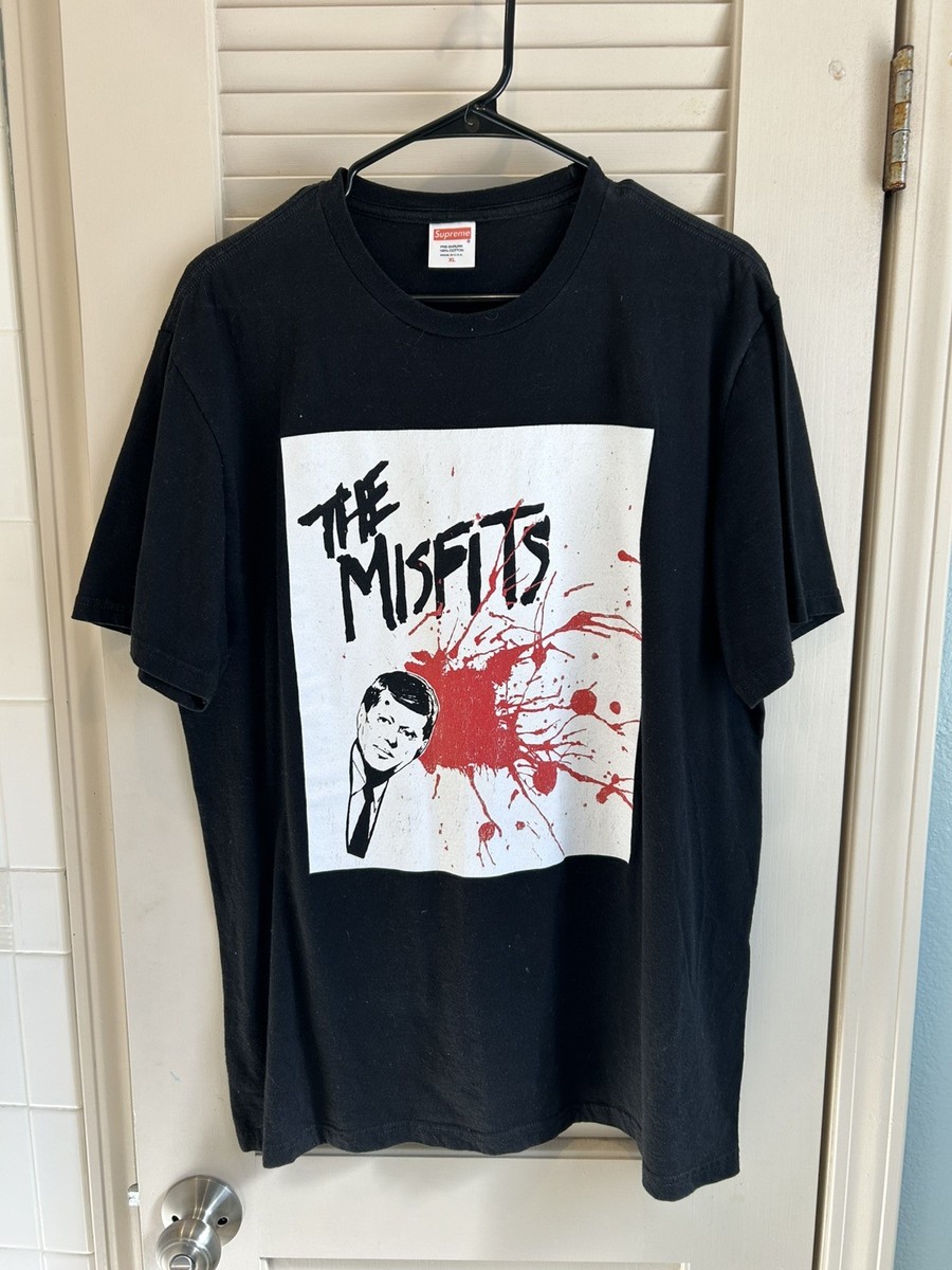 Vintage Supreme The Misfits Texas Is The Reason Tee JFK Black 2016