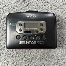 Sony Walkman WM-FX221 Cassette Player AM/FM - WORKS - Tested
