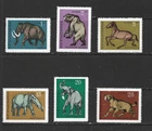BULGARIA - 1971 PREHISTORIC ANIMALS - SCOTT 1944 TO 1949 - MNH