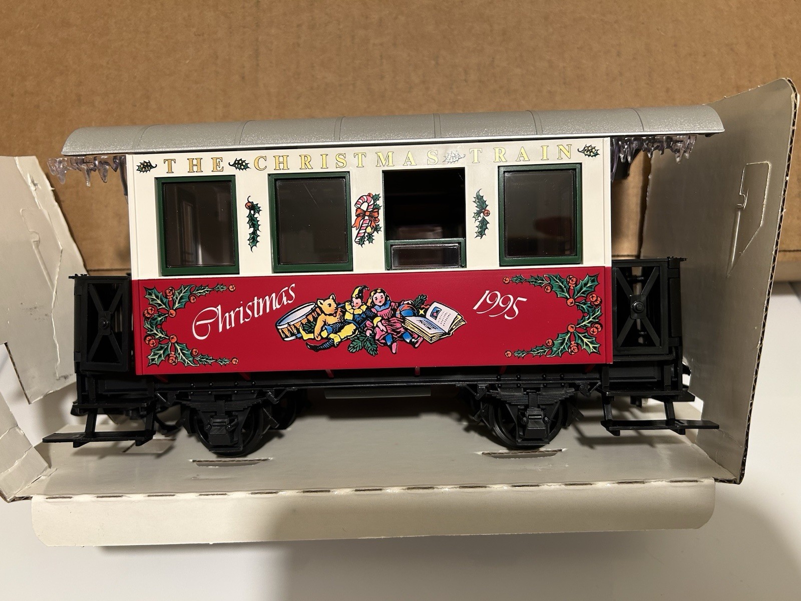 LGB 36074 Christmas 1995 Passenger Car, G Scale, Rare, NEW, Ideal Gift
