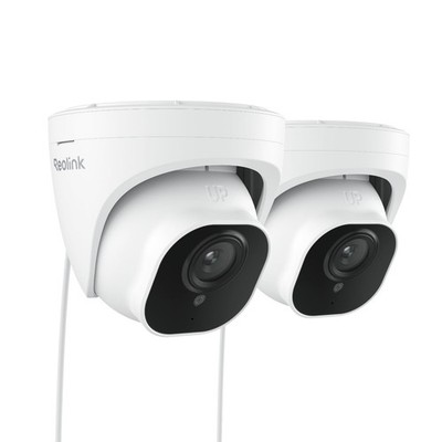 Reolink PoE Überwachungskamera 5MP Super HD mit 2 Stück (1er Pack), weiß