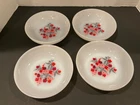 4  Vintage Fire King Primrose 6.5” Soup Bowls Hard To Find Excellent Cond 1960s
