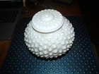 VTG Milk Glass Hob Nail Light Cover Lamp Shade Replacement Globe White