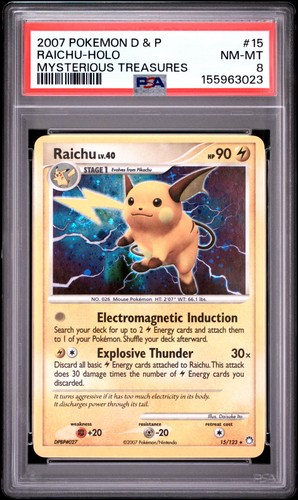 Raichu graded PSA 8 for sale on eBay